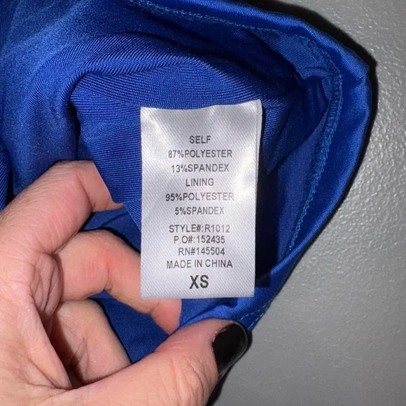 Fashion Nova Blue Strappy Jumpsuit - Picture 8 of 9